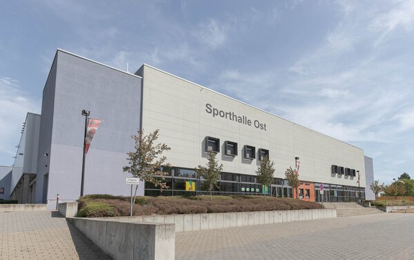 Sporthalle Gie&szlig;en Ost Au&szlig;enansicht_2026