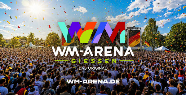 Plakat zur WM Arena 2026 in Gie�en