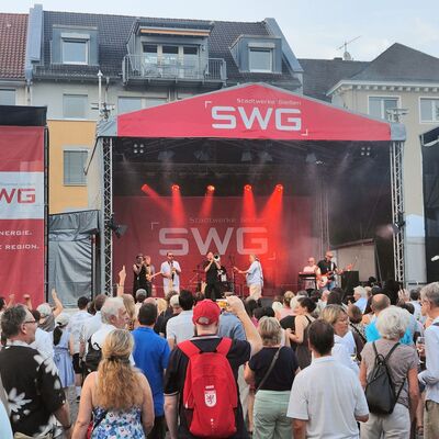 SWG-B�hne beim Stadtfest 2025
