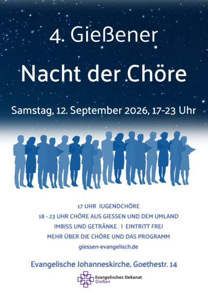 Plakat zur Nacht der Ch�re2026