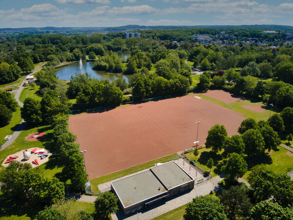 Sportplatz Ringallee Luftaufnahme