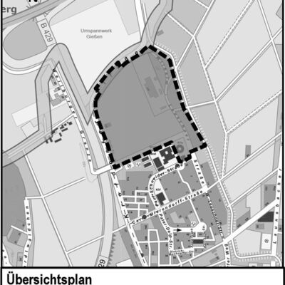 &Uuml;bersichtsplan Offenlage ge&auml;nderter B-Plan Katzenfeld
