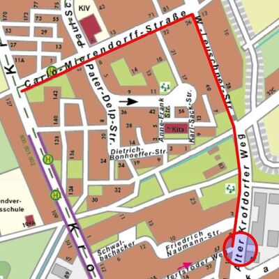 Umleitung Vollsperrung Tagesbaustelle Alter Krofdorfer Weg (31.07.2026)