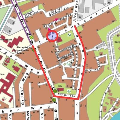 Umleitung Vollsperrung Leimenkauter Weg (30.07. - 30.08.2026)