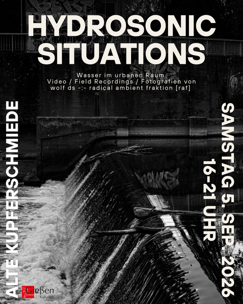 Plakat zur Veranstaltung Hydrosonic Situations