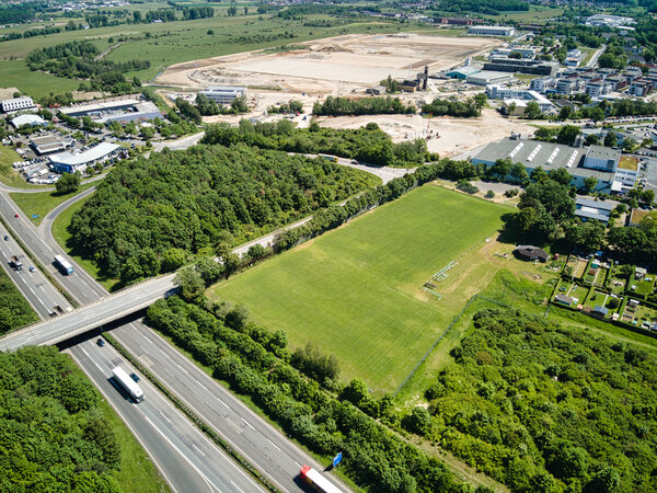 Sportplatz Heyerweg Luftaufnahme