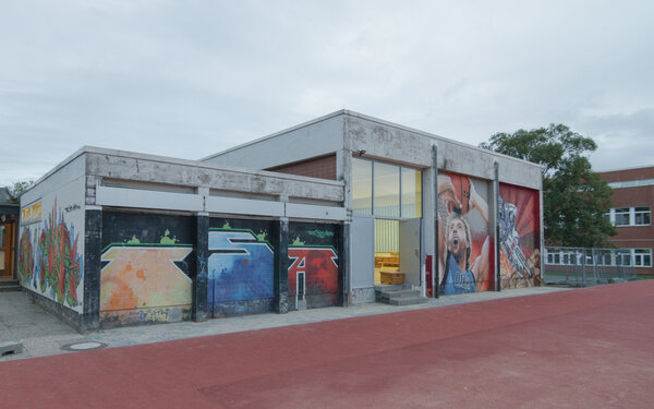 Gymnastikraum Korczak-Schule Au&szlig;enansicht_2020