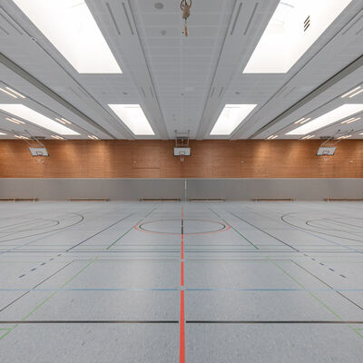 Sporthalle Theodor-Litt-Schule Ansicht L&auml;nge 2026