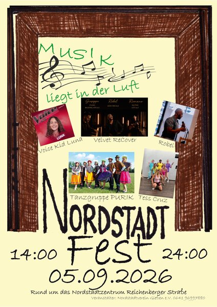Plakat zum Nordstadtfest 2026