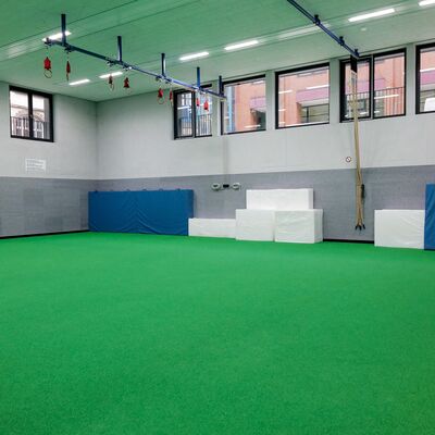 Sporthalle Liebigschule Bereich Ger&auml;teturnen 2025