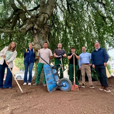 H�ngebuche Gruppenbild
