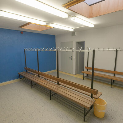 Turnhalle Sandfeldschule Umkleide 2026
