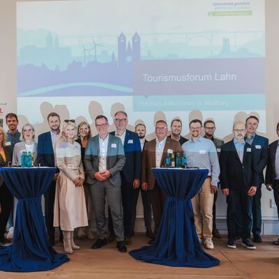 Teilnehmende des Tourismusforums Lahn in Weilburg