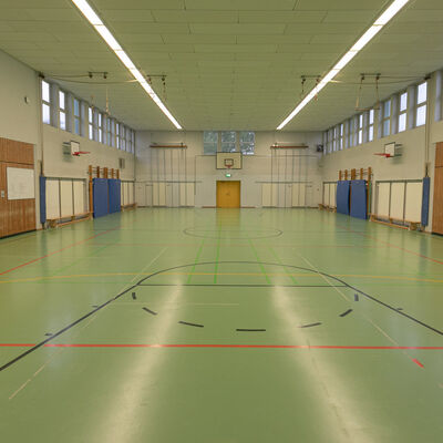 Turnhalle Georg-B&uuml;chner-Schule - Ansicht L&auml;nge 2026