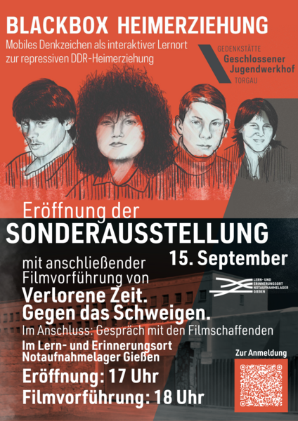 Plakat zur Sonderausstellung "BLACKBOX Heimerziehung" und anschlie�ende Filmvorf�hrung im NAL