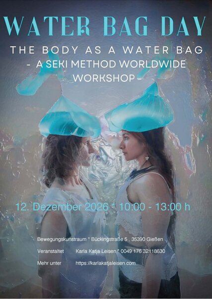 Water Bag Day - Veranstaltungsplakat