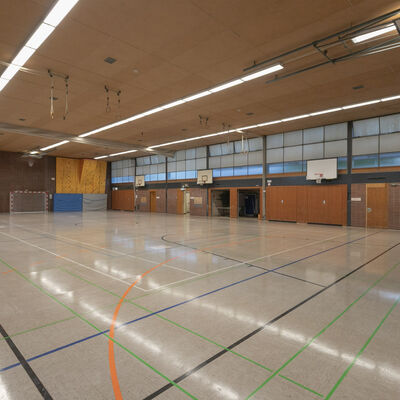 Turnhalle 1 Ricarda-Huch-Schule diagonel Ansicht 2