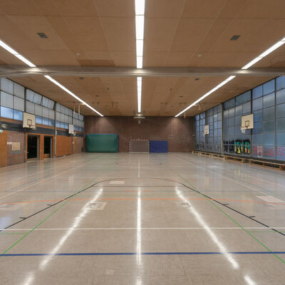 Turnhalle 1 Ricarda-Huch-Schule Ansicht L&auml;nge 2026