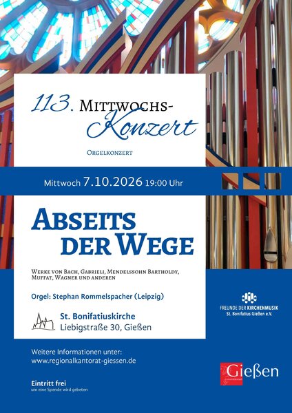 Plakat  113. Mittwochskonzert