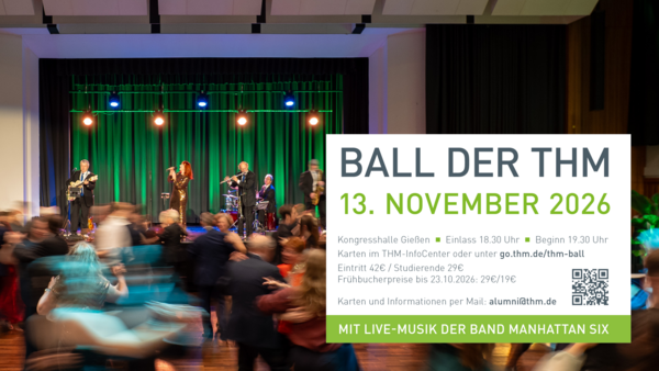 Banner zum "Ball der THM"