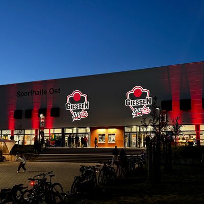 Sporthalle Gie&szlig;en Ost 46ers Heimspiel