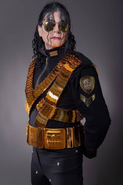 Foto von Sascha Pazdera als Michael Jackson