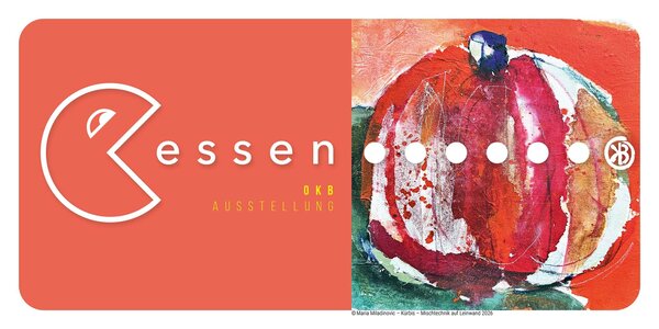 Banner zu OKB Ausstellung "essen"