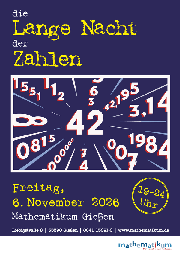 Fyler zur Langen Nacht der Zahlen im Mathematikum