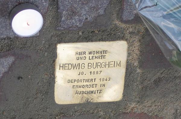 Stolperstein Hedwig Burgheim