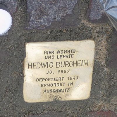 Stolperstein Hedwig Burgheim