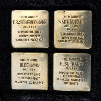 Stolpersteine Kann