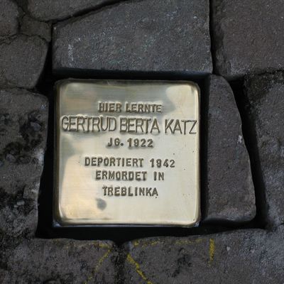 Stolperstein Katz Ricarda-Huch-Schule