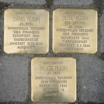Stolpersteine Rubin