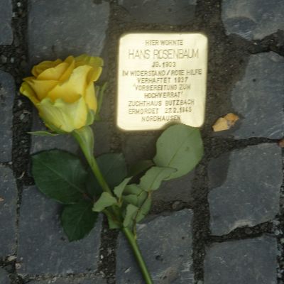 Stolpersteinverlegung Hans Rosenbaum