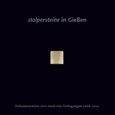 Titelblatt Stolperstein-Broschre