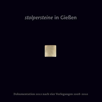 Titelblatt Stolperstein-Broschüre