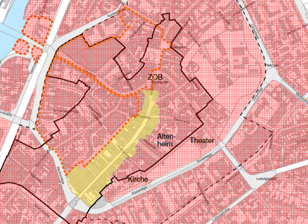 Vergngungsstttenkonzept Ausschnitt Innenstadt