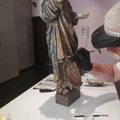 Befestigung der Schollen