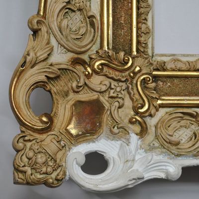 Restaurierung des Rahmens