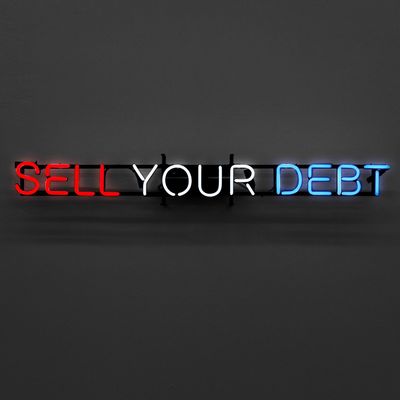 sell your debt - Sammlung von Kelterborn, Frankfurt