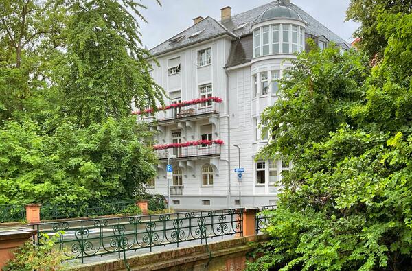 Gr�ne Wieseck in der L�berstra�e