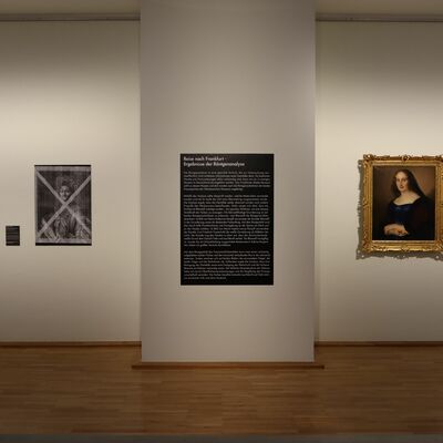 Ausstellungsansicht "Kunst durchleuchten"