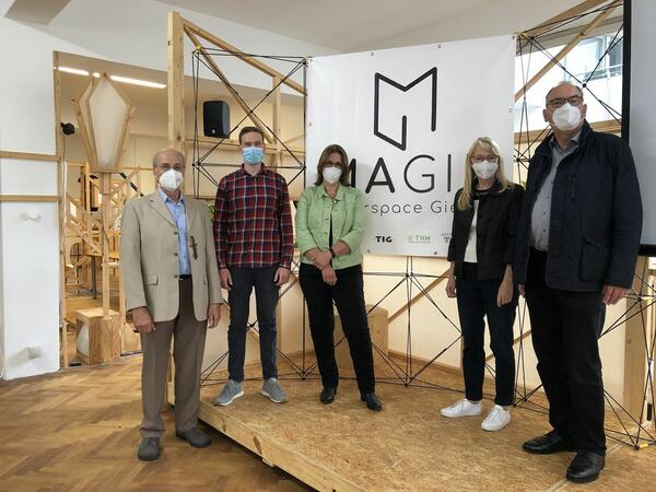 Im Rahmen der erfolgreichen Re-Auditierung des TIG besuchten die Auditoren des BVIZ  auch den MAGIE - Makerspace Gießen 