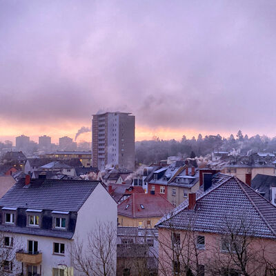 Wintermorgen in Gießen Instagram