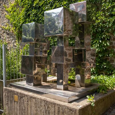 Eleven Cubes Composition - Skulptur