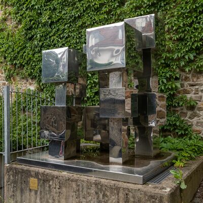 Eleven Cubes Composition - Skulptur