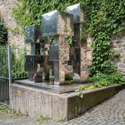 Eleven Cubes Composition - Skulptur