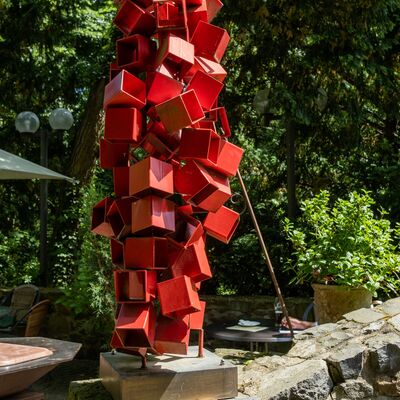 Red Cubes - Skulptur