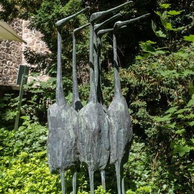 Kranichgruppe - Skulptur