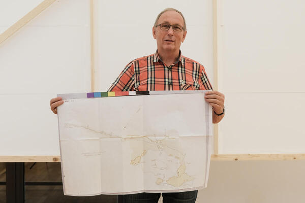 Peter Eschke, Gruppe Rettet die Alte Post in der Bahnhofstra�e - Stadtplan